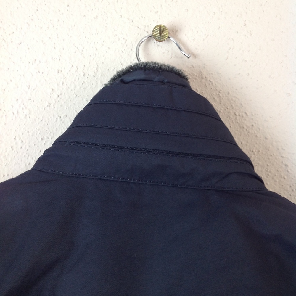 Zara Man Navy Modern Stylish Hooded Utility Jacket - Picture 5 of 8